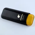 Cohiba Tricolor Leather Cigar Case - Double
