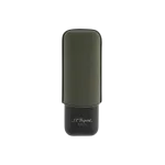 S.T. Dupont Double Mat Cigar Case - Kaki Grained
