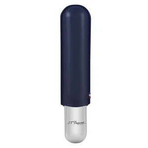 S.T. Dupont Singular Chrome Cigar Case - Blue