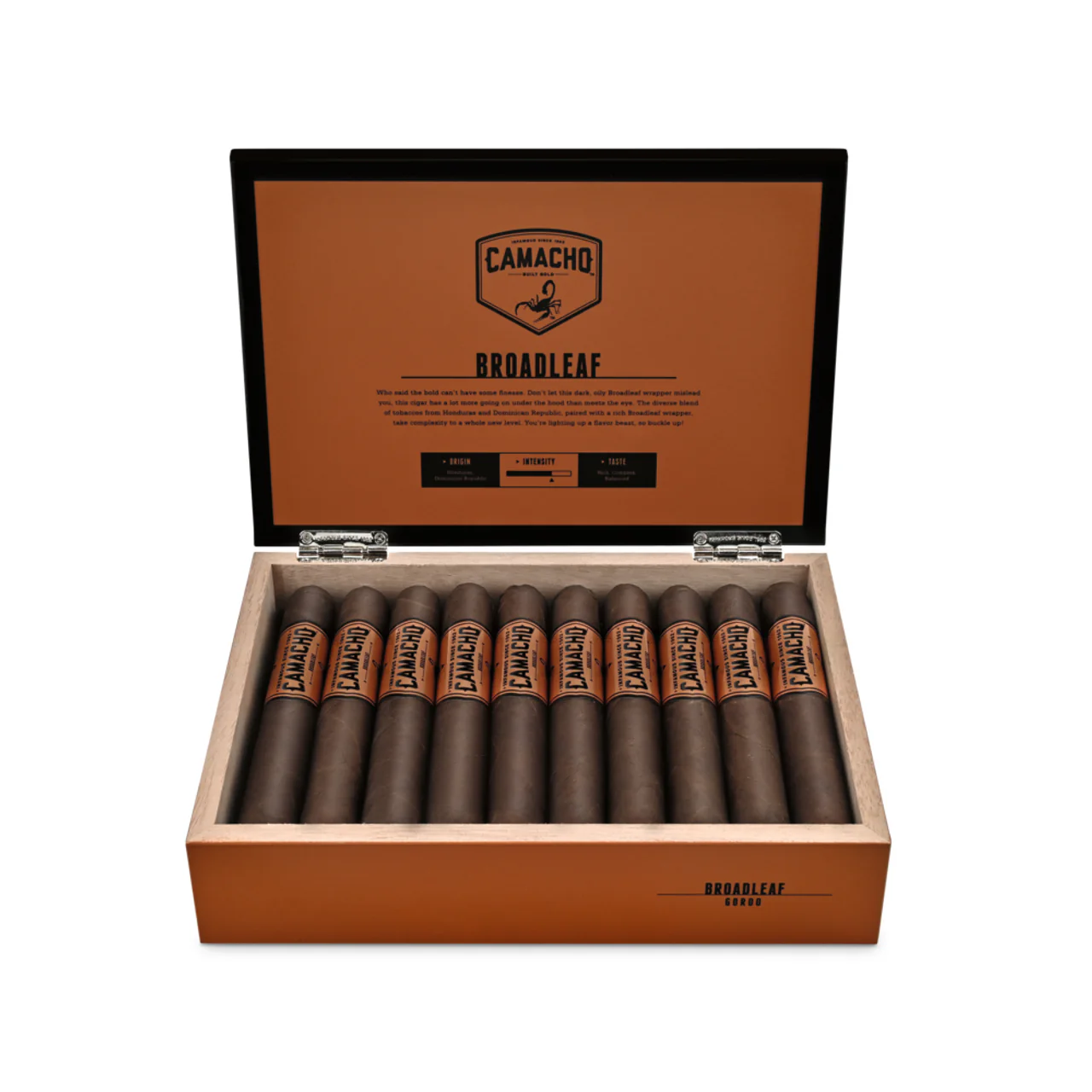 Camacho Broadleaf Gordo Cigar Box Of 20