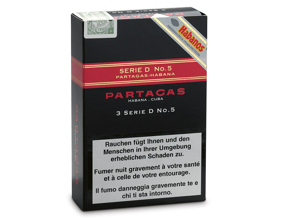Partagas Serie D No. 5 Cigar Pack Of 3 AT